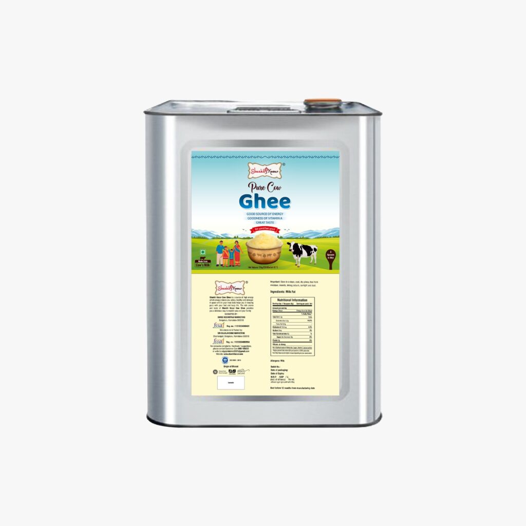 pure cow ghee can 15 kg