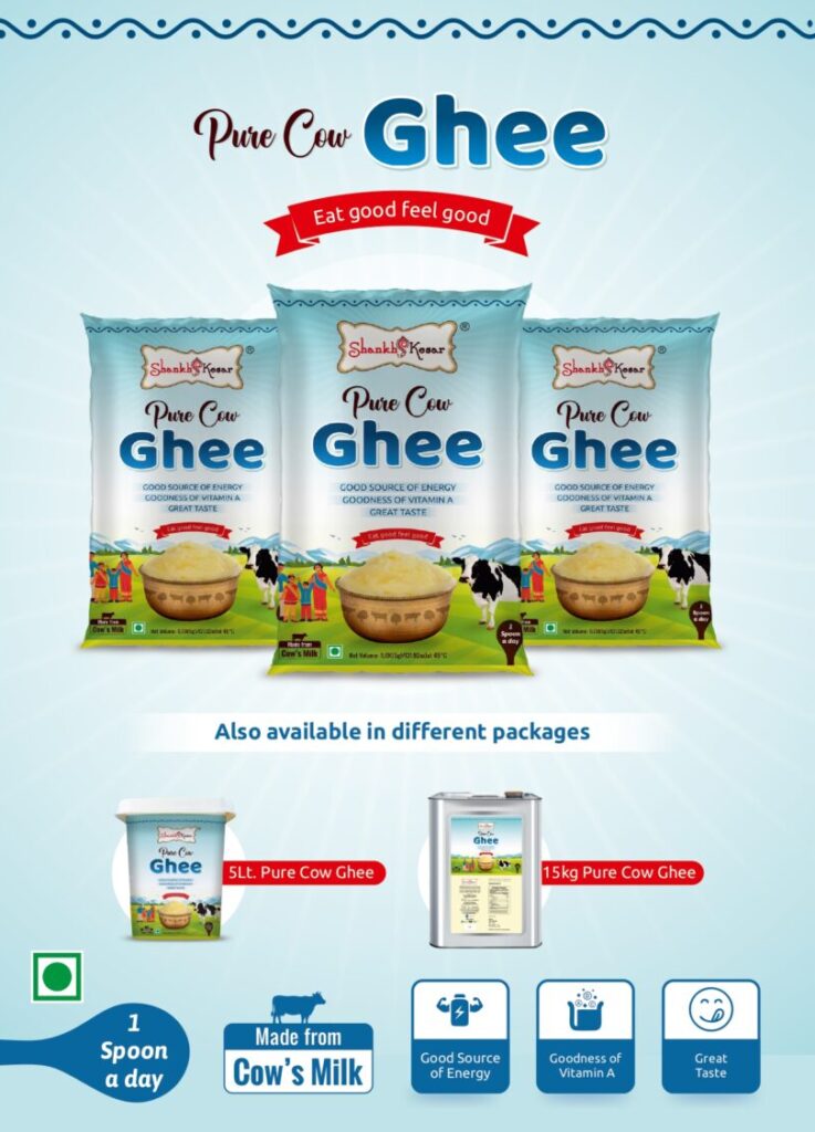 pure cow ghee leaflet